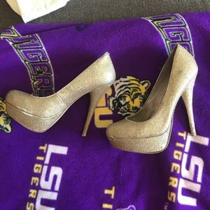 Steve madden glittery heels